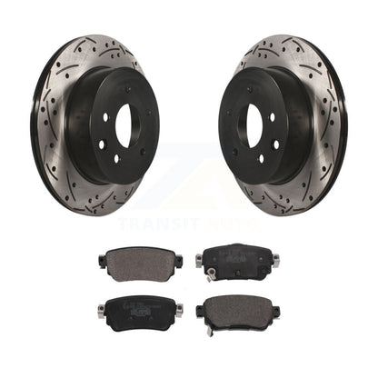 Kit de plaquettes en céramique pour Rotor de frein à disque, fente arrière percée, pour Nissan Rogue Sport 2019