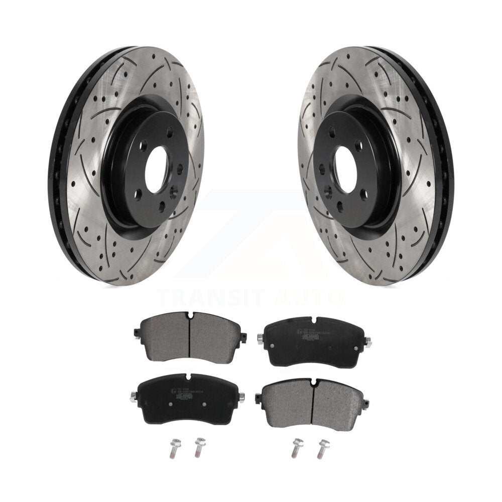 Kit de plaquettes en céramique pour rotors de frein à disque fendus, revêtement avant, pour Jaguar e-pac