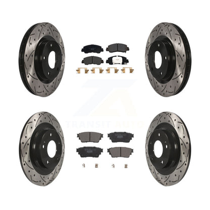 Kit de plaquettes en céramique pour Rotor de frein, fente avant et arrière, pour Mitsubishi Eclipse Cros
