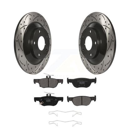 Kit de plaquettes en céramique pour Rotor de frein à disque, fente de perçage arrière, pour Mazda CX-30 MX-30 E
