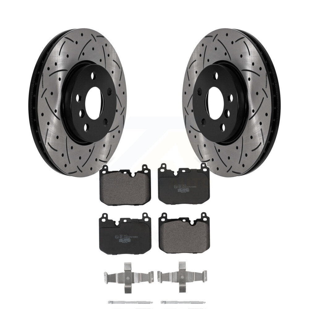 Kit de plaquettes en céramique pour Rotor de frein, fente de perçage avant, pour Mini Cooper Clubman 2017 – 2020