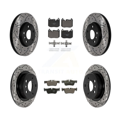 Kit de plaquettes en céramique pour Rotor de frein à disque, fente de perçage avant et arrière, pour Mini Cooper Clubman