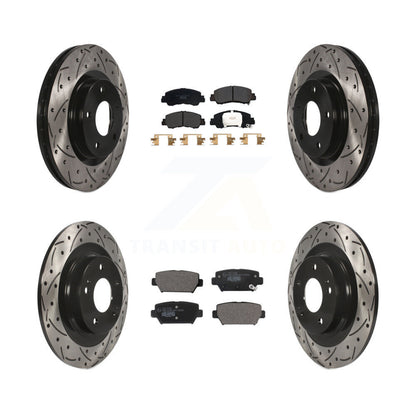 Kit de plaquettes en céramique pour Rotor de frein, fente avant et arrière, pour Mitsubishi Eclipse Cros