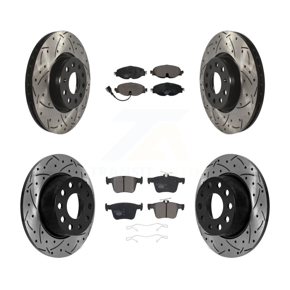 Kit de plaquettes en céramique pour rotors de frein avant et arrière, pour Volkswagen Taos FW 22-23