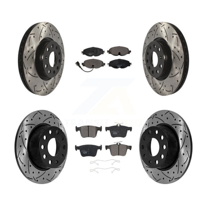 Kit de plaquettes en céramique pour rotors de frein avant et arrière, pour Volkswagen Taos FW 22-23