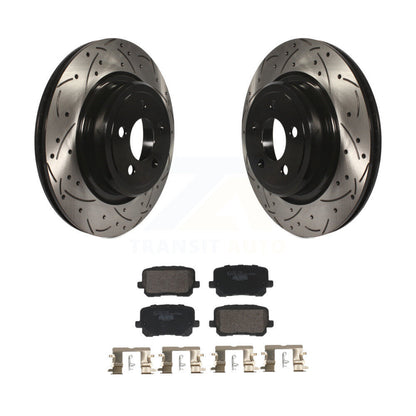 Kit de plaquettes en céramique pour Rotor de frein à fente arrière percée, pour Dodge Charger Pursuit avec RW