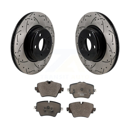 Kit de plaquettes en céramique pour Rotor de frein à fente avant percée, pour BMW X3 330i xDrive X4 Z4 430