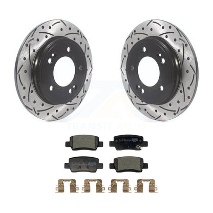 Kit de plaquettes en céramique pour Rotor de frein à disque fendu, revêtement arrière, pour Hyundai Elantr