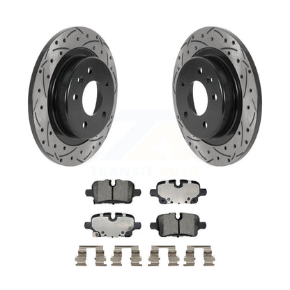 Kit de plaquettes de frein en céramique, Rotors de frein à fente arrière percés pour Chevrolet Equinox GMC Terrai