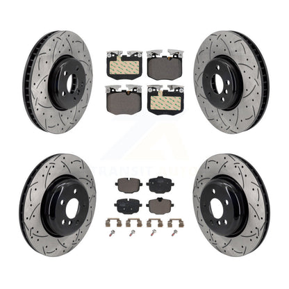 Kit de plaquettes de frein en céramique, Rotors de frein à disque avant et arrière (6 pièces) pour BMW 530e xDrive 640i Gra