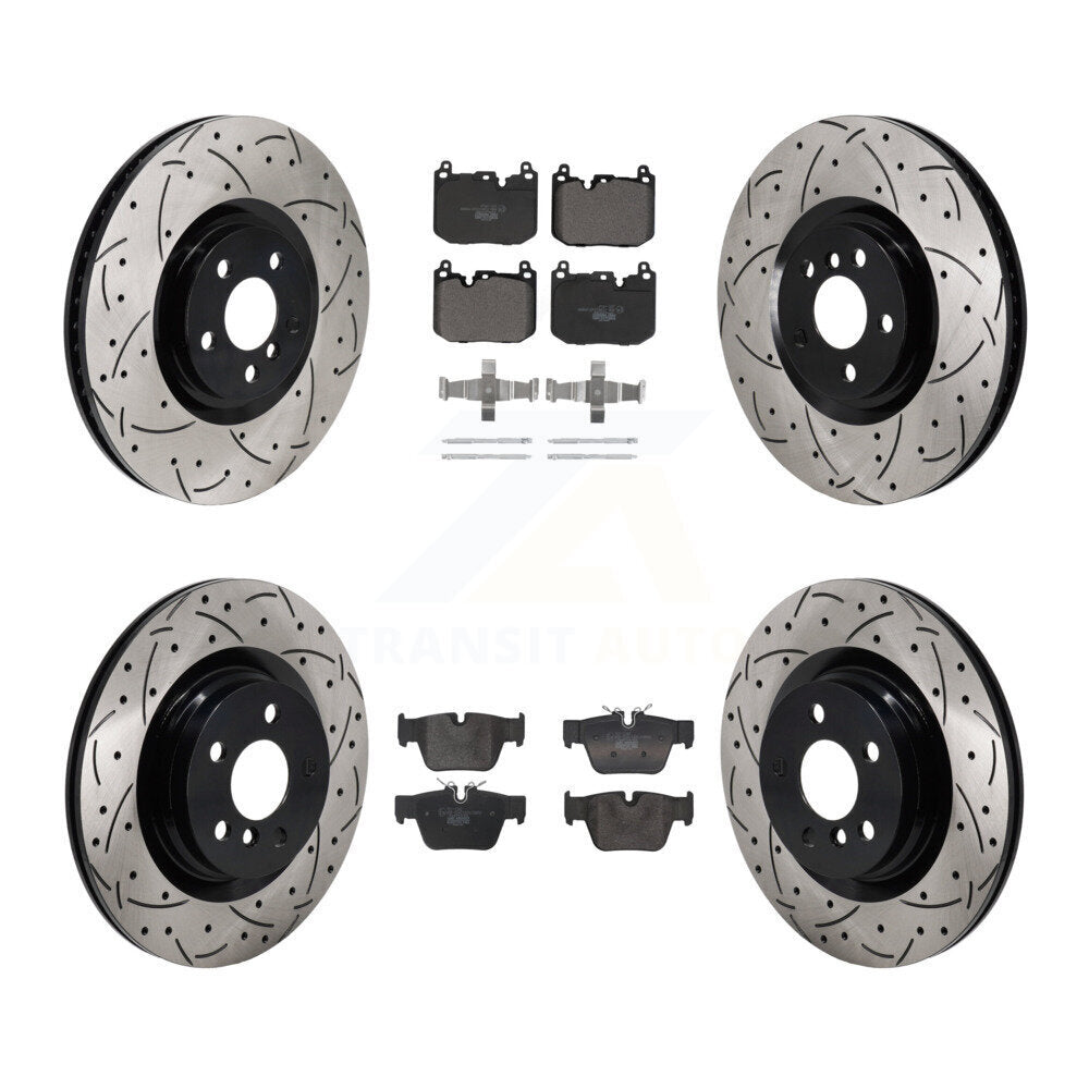 Kit de plaquettes en céramique pour Rotor de frein à disque avant et arrière (6 pièces) pour BMW X2 Mini Cooper Clubma
