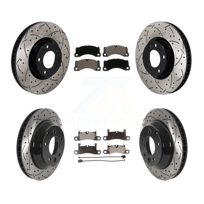 Kit de plaquettes en céramique pour Rotor de frein à disque avant et arrière (6 pièces) pour Volkswagen Touareg Porsch