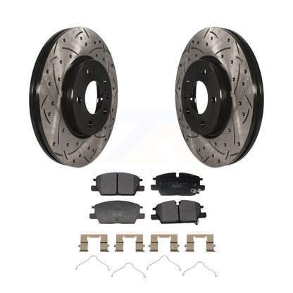 Kit de plaquettes en céramique pour Rotor de frein à fente avant percée, pour Chevrolet GMC Terrain Equino