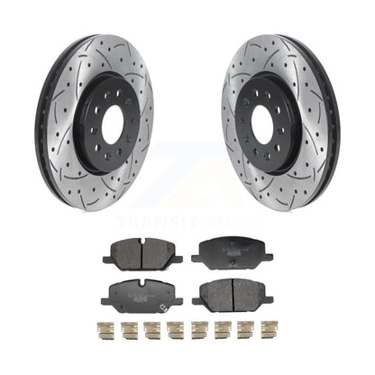 Kit de plaquettes en céramique pour Rotor de frein à fente avant percée, pour Chevrolet Equinox GMC Terrai