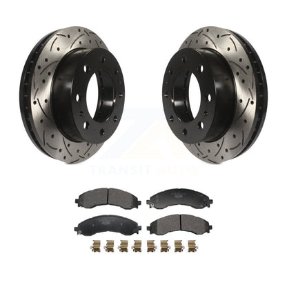 Kit de plaquettes en céramique pour Rotors de frein à fente avant, pour GMC Chevrolet Savana 2500 350