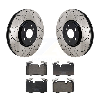 Kit de plaquettes en céramique pour Rotor de frein à fente avant percée, pour Mini Cooper John Works