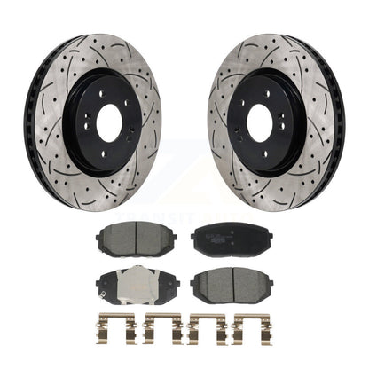 Kit de plaquettes en céramique pour Rotor de frein, fente de perçage avant, pour Hyundai Tucson Kia Sportage 5