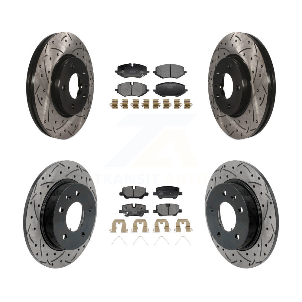 Kit de plaquettes en céramique pour Rotor de frein à fente avant et arrière, pour Chevrolet Trailblazer G