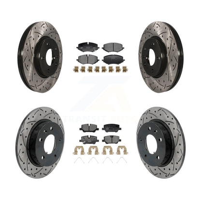 Kit de plaquettes en céramique pour Rotor de frein à fente avant et arrière, pour Chevrolet Trailblazer G