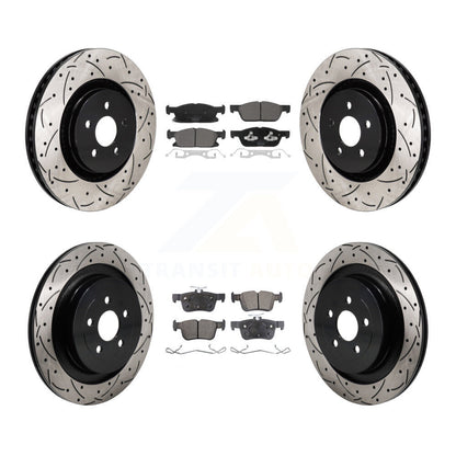 Kit de plaquettes en céramique pour rotors de frein avant et arrière, pour Ford Edge ST 19 avec 2.7