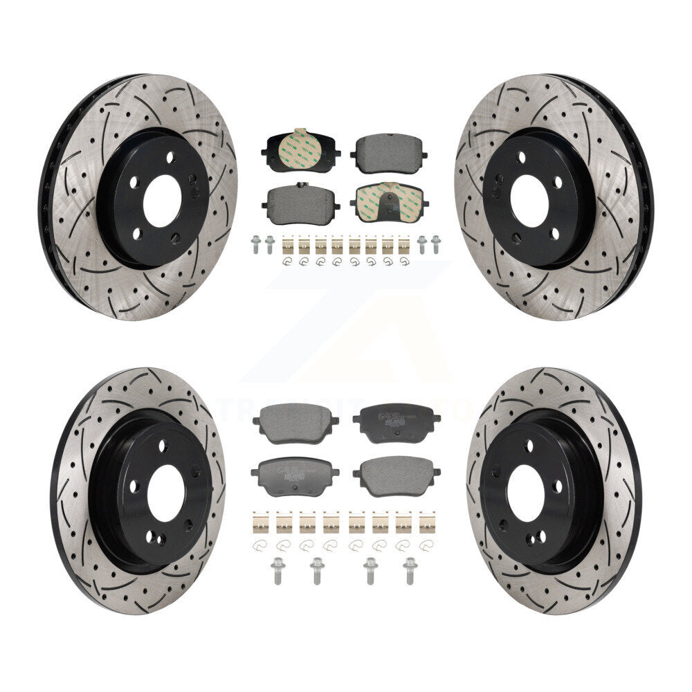 Kit de plaquettes en céramique pour rotors de frein avant et arrière, pour Mercedes-Benz A220 CLA25