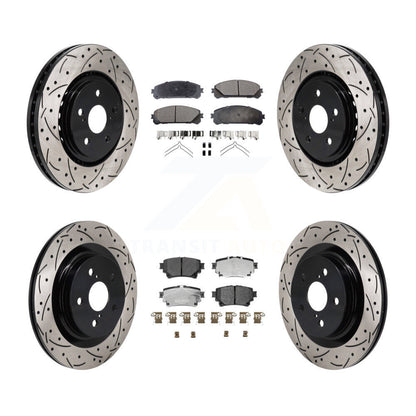 Kit de plaquettes en céramique pour Rotor de frein, fente avant et arrière, pour Toyota Sienna RAV4 Prim