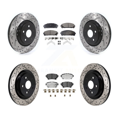 Kit de plaquettes en céramique pour Rotor de frein, fente avant et arrière percée, pour Lexus NX350h NX350 NX25