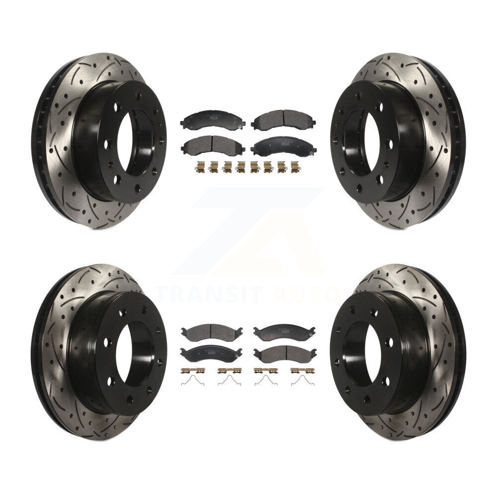 Kit de plaquettes en céramique pour Rotors de frein avant et arrière, pour GMC Savana 2500 Chevrole