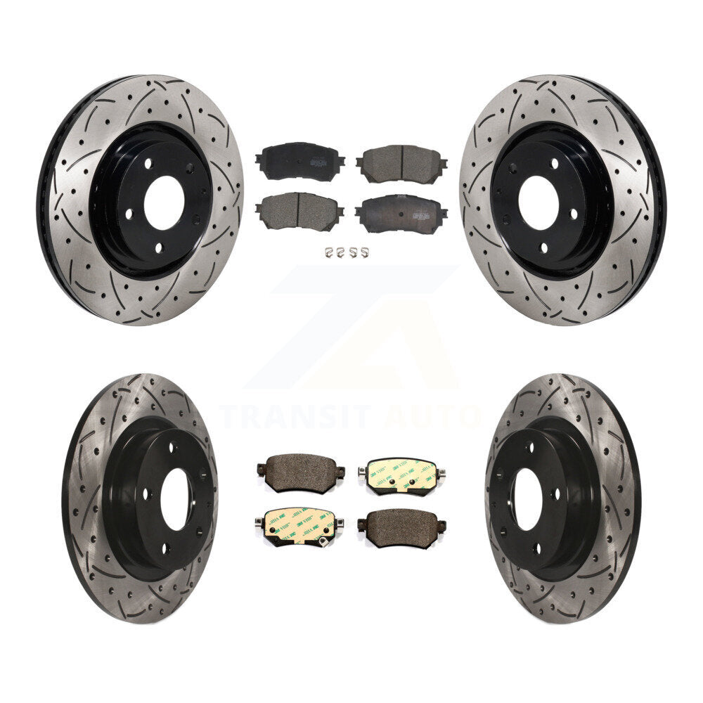Kit de plaquettes en céramique pour rotors de frein avant et arrière, pour Mazda 6 Turbocharge 2021