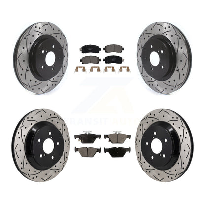 Kit de plaquettes en céramique pour Rotor de frein à disque, fente de perçage pour manteau avant et arrière, pour Subaru Crosstre