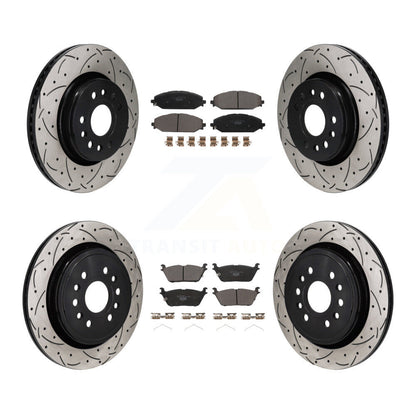 Kit de plaquettes en céramique pour Rotor de frein à fente avant et arrière, pour Ram 1500 Jeep Wagoneer