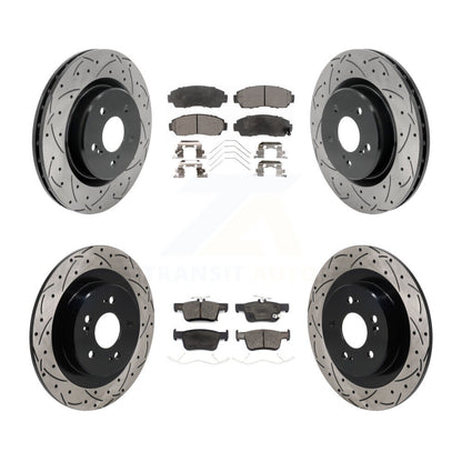 Kit de plaquettes en céramique pour Rotor de frein à fente avant et arrière, pour Acura TLX 2021 2023 – 2.0