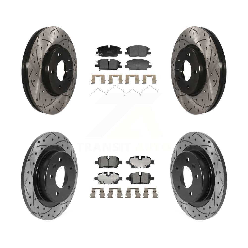 Kit de plaquettes en céramique pour Rotor de frein à disque, fente de perçage avant et arrière, pour Chevrolet GMC Terrai