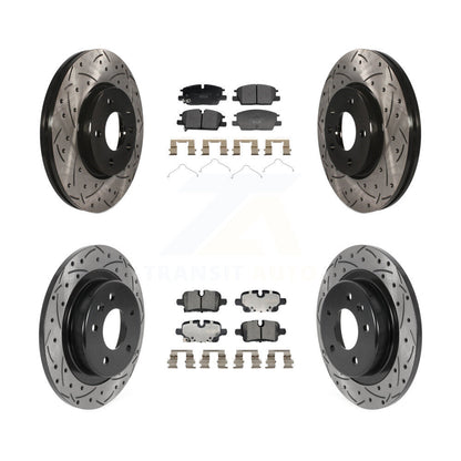 Kit de plaquettes en céramique pour Rotor de frein à disque, fente de perçage avant et arrière, pour Chevrolet GMC Terrai