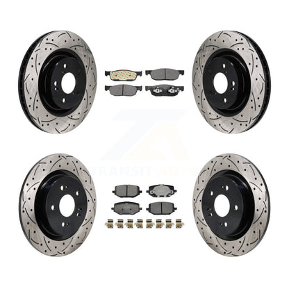 Kit de plaquettes en céramique pour Rotor de frein à fente avant et arrière, pour Acura MDX 2022 2023 3.5