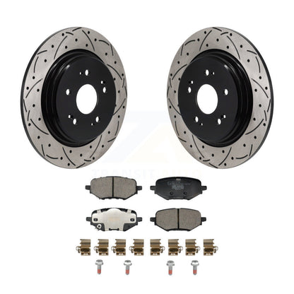 Kit de plaquettes en céramique pour Rotor de frein à disque, fente percée, revêtement arrière, pour Honda HR-V Clarit
