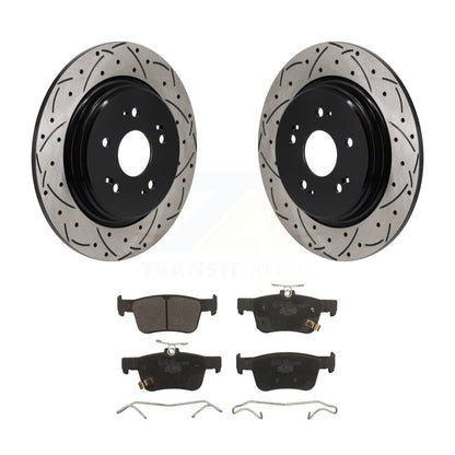 Kit de plaquettes en céramique pour rotors de frein à disque, fente de perçage arrière, pour Acura RD 2019 – 2021