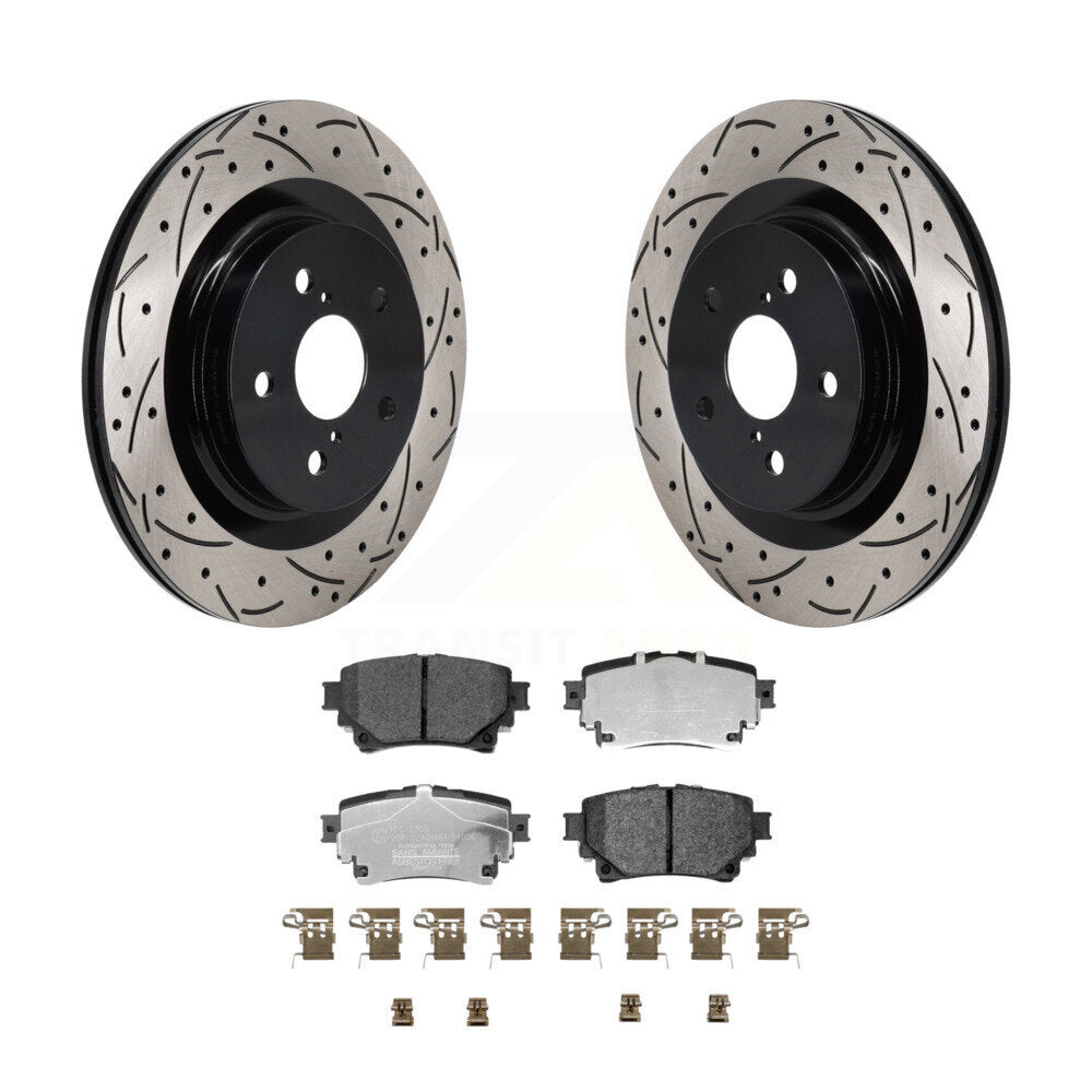 Kit de plaquettes en céramique pour Rotor de frein à fente arrière, pour Toyota Sienna Lexus RAV4 Prim