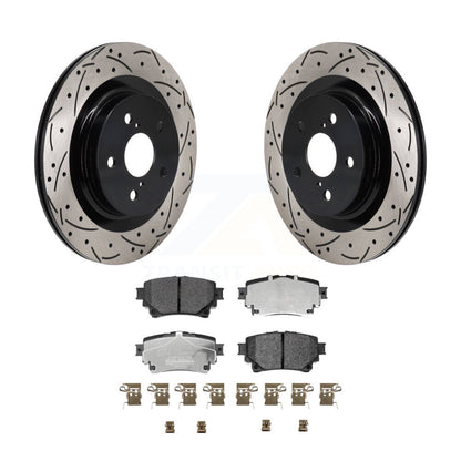 Kit de plaquettes en céramique pour Rotor de frein à fente arrière, pour Toyota Sienna Lexus RAV4 Prim