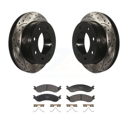 Kit de plaquettes en céramique pour Rotor de frein à fente arrière, pour GMC Chevrolet Savana 2500 350