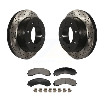 Kit de plaquettes en céramique pour Rotor de frein à disque, fente arrière percée, pour GMC Savana 2500 Chevrole
