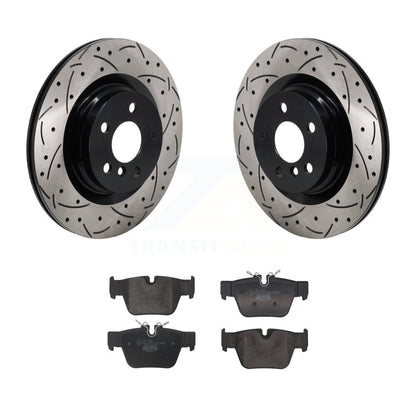 Kit de plaquettes de frein en céramique, Rotors de frein à fente arrière percés pour Mini Cooper Countryman BMW X
