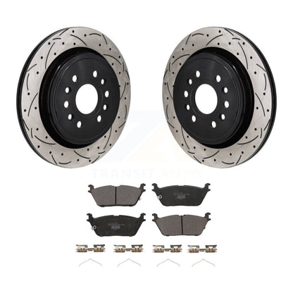 Kit de plaquettes en céramique pour Rotor de frein à fente arrière, pour Ram 1500 Jeep Wagoneer Grand