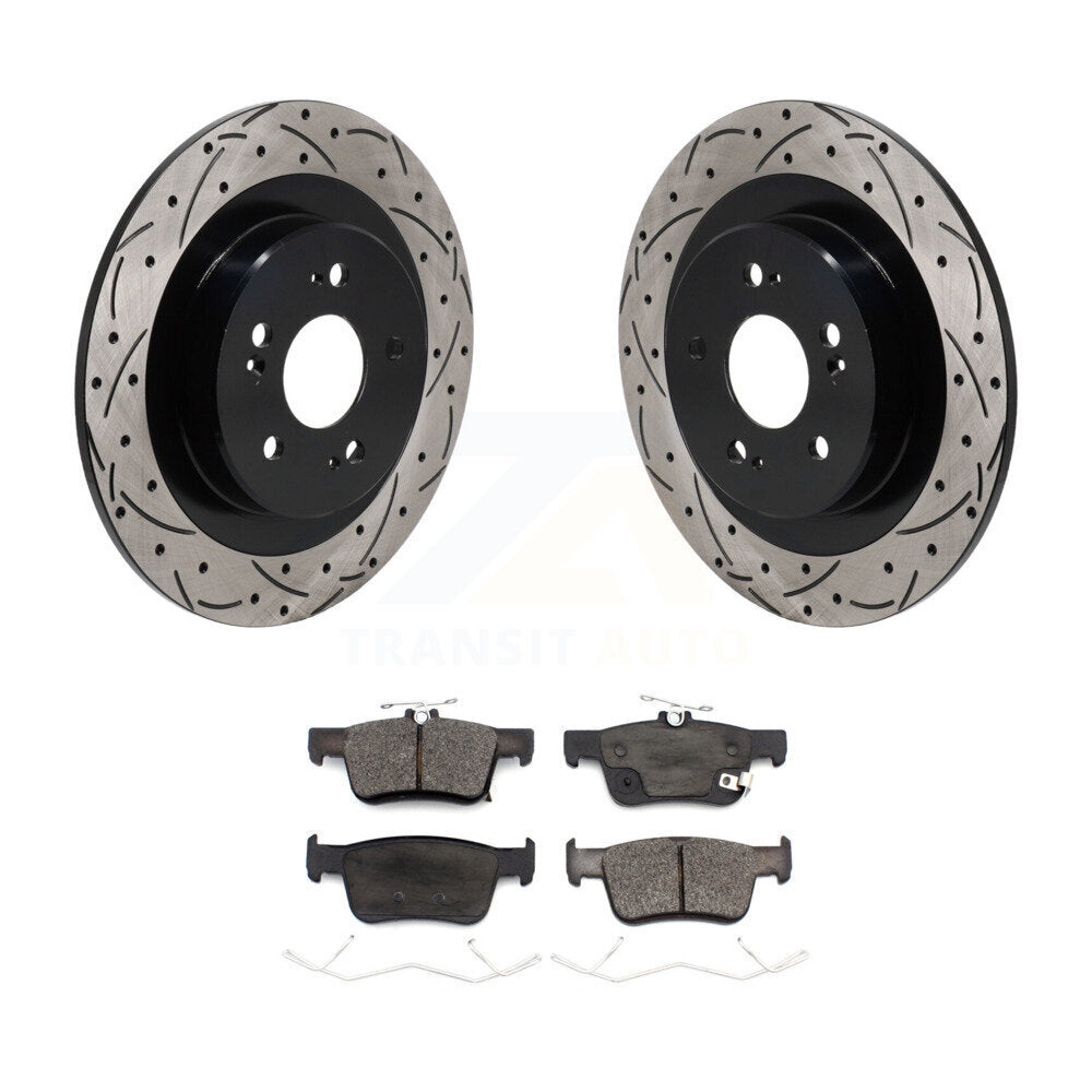 Kit de plaquettes en céramique pour rotors de frein à disque, fente de perçage arrière, pour Acura TL 2021 – 2023