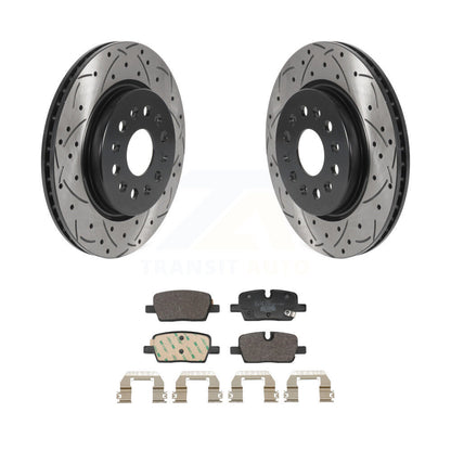 Kit de plaquettes de frein en céramique, Rotors de frein à fente arrière percés pour Chevrolet Traverse Blazer GM