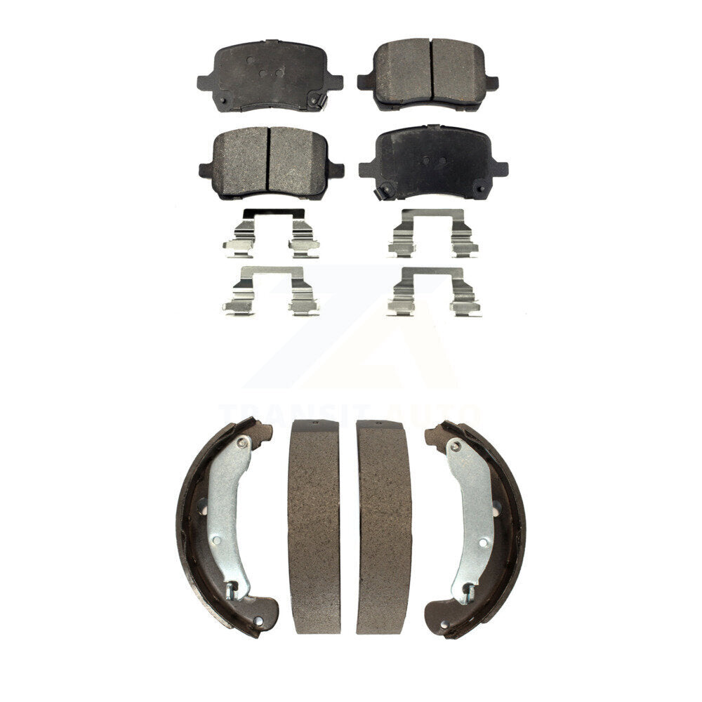 Kit de plaquettes de frein et chaussures de tambour semi-métalliques avant et arrière, pour Chevrolet Cobalt Satur