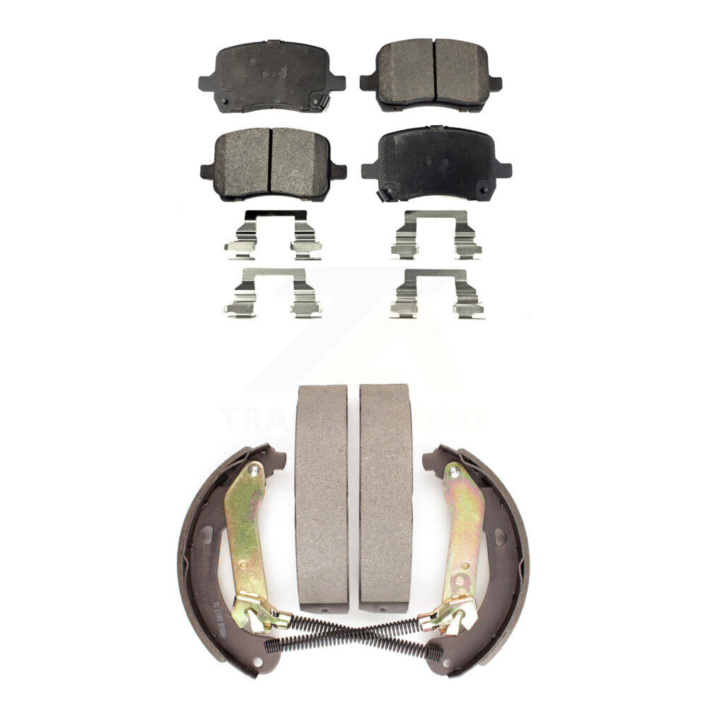 Kit de plaquettes de frein et chaussures de tambour semi-métalliques avant et arrière, pour Chevrolet Malibu