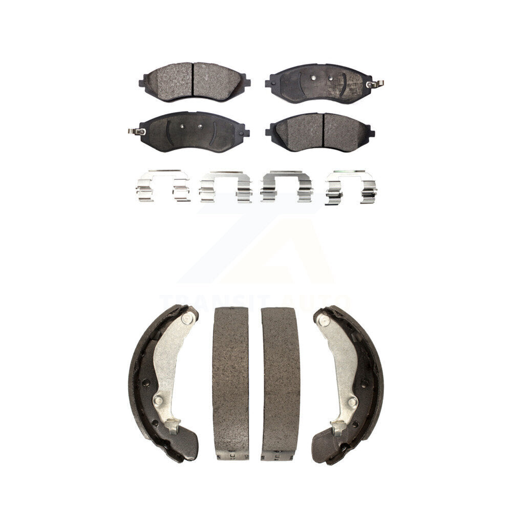 Kit de plaquettes de frein semi-métalliques avant et arrière, pour Chevrolet Aveo Pontiac G