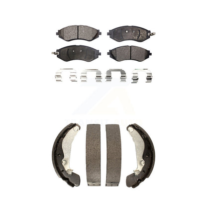 Kit de plaquettes de frein semi-métalliques avant et arrière, pour Chevrolet Aveo Pontiac G