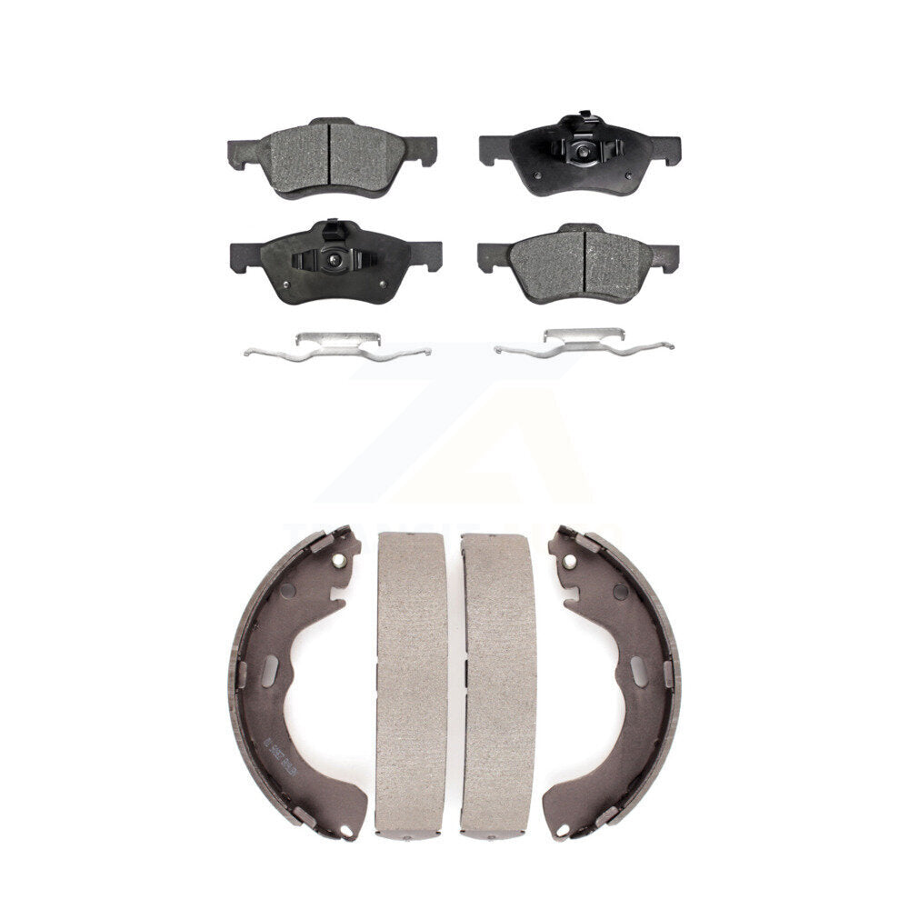 Kit de plaquettes de frein semi-métalliques avant et arrière, pour Ford Escape Mazda Tribut